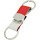 Portachiavi personalizzabile bicolore con moschettone funzionale