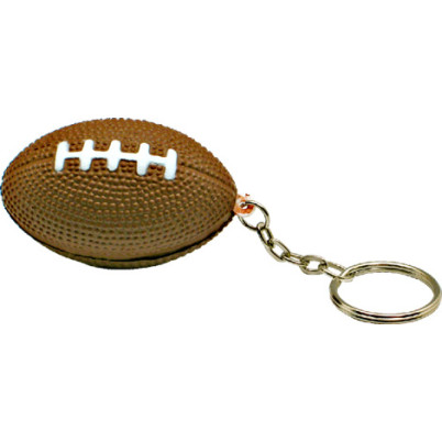 Portachiavi  antistress con riproduzione di pallina vari sport in materiale gommoso.