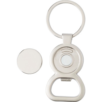 Portachiavi apribottiglia in metallo Soren