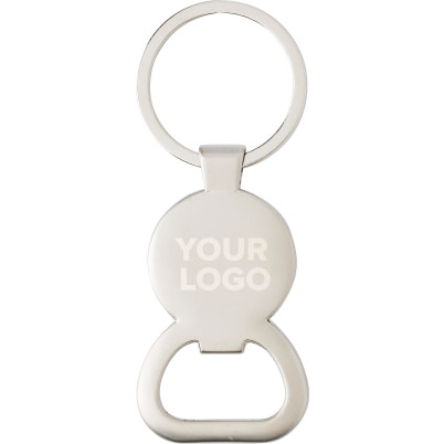 Portachiavi apribottiglia in metallo Soren