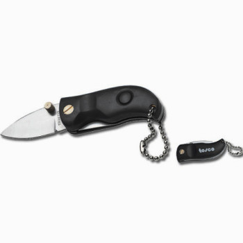 Portachiavi coltellino personalizzabile acciaio inox lama pieghevole