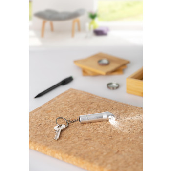 Portachiavi con torcia personalizzato con logo - Portachiavi con apribottiglie Carla