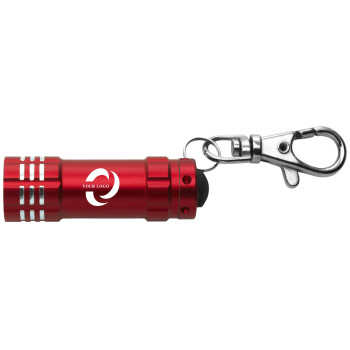 Portachiavi con torcia personalizzato con logo - Portachiavi con luce Anna