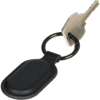 Gadget tecnologici personalizzati - Portachiavi con tag per il tracciamento in PU riciclato Halo