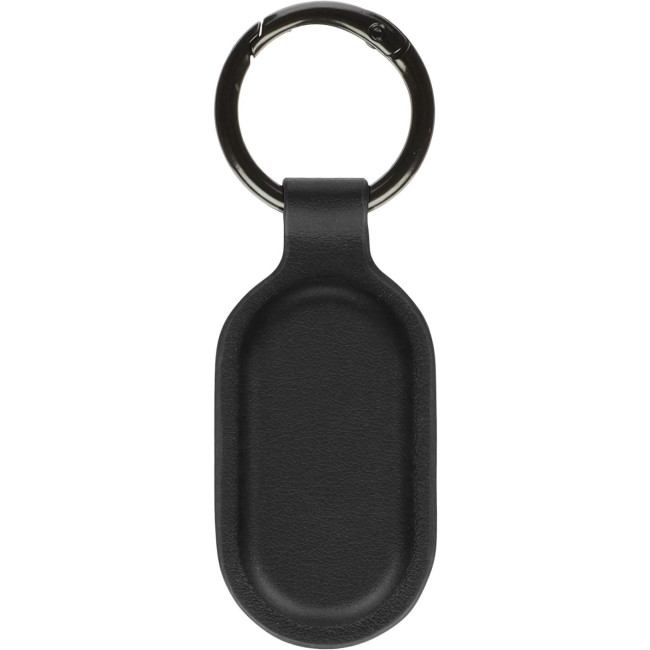 Gadget tecnologici personalizzati - Portachiavi con tag per il tracciamento in PU riciclato Halo