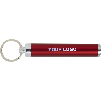 Portachiavi con torcia personalizzato con logo - Portachiavi con torcia Zola