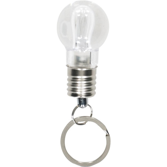 Portachiavi Hakeem | Plastica | Forma di lampadina | LED