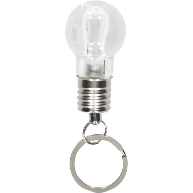 Portachiavi Hakeem | Plastica | Forma di lampadina | LED