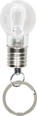 Portachiavi Hakeem | Plastica | Forma di lampadina | LED