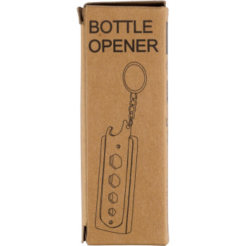 Portachiavi in bambù con funzione apribottiglie Klaus