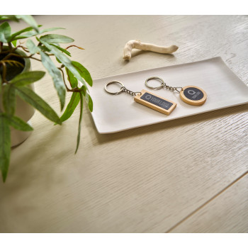 Portachiavi in bambù forma rettangolare Geoffrey