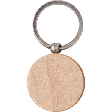 Portachiavi personalizzato con logo - gadget portachiavi aziendale - Portachiavi in legno May