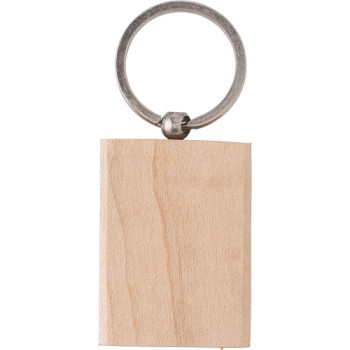 Portachiavi personalizzato con logo - gadget portachiavi aziendale - Portachiavi in legno Shania