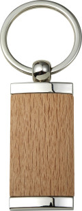 Portachiavi in metallo e legno Jennie