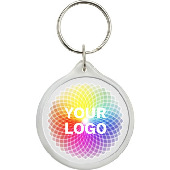 Portachiavi personalizzato con logo - gadget portachiavi aziendale - Portachiavi in plastica Leco