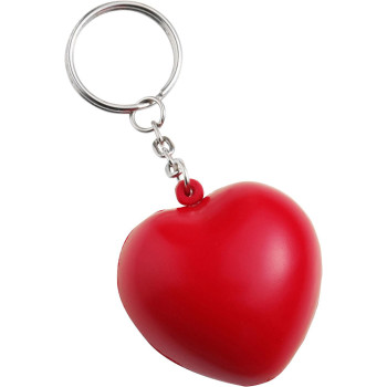 Gadget antistress personalizzati con logo - Portachiavi Lilou | A forma di cuore
