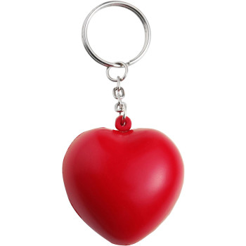 Gadget antistress personalizzati con logo - Portachiavi Lilou | A forma di cuore