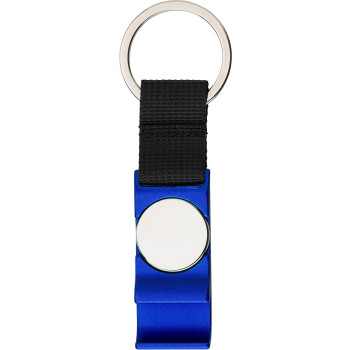 Portachiavi Lionel | Alluminio | Apribottiglie | Gettone per carrello