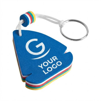 Portachiavi Galleggianti Personalizzabili con Logo - Portachiavi multifunzione galleggiante personalizzabile multistrato cromato