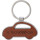 Portachiavi personalizzabile in pelle riciclata Impression con anello metallico