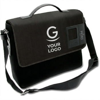 Portadocumenti personalizzabile pelle pieno fiore tracolla regolabile