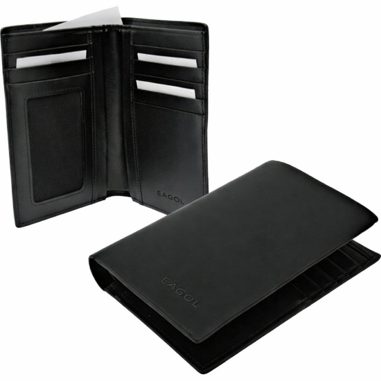 Portafoglio personalizzabile in pelle pieno fiore con chiusura a zip