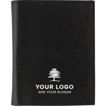 Portafoglio personalizzato con logo - Portafoglio RFID in pelle Menna