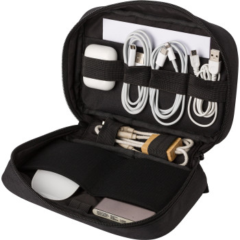 beauty case personalizzati​ - Portaoggetti tech Calix | Riciclato | Più tasche