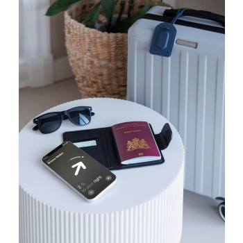 Gadget tecnologici personalizzati - Portapassaporto con localizzatore Mavi
