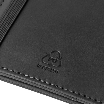 Accessorio da viaggio personalizzato - Portapassaporto e etichetta per bagagli in PU riciclato Zani