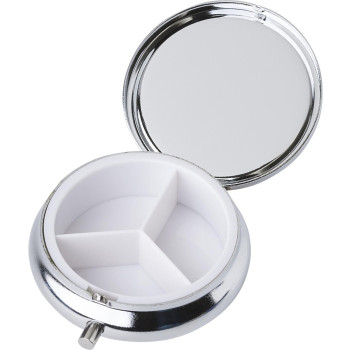 Portapillole Zara | Metallo | 3 scomparti | Specchio