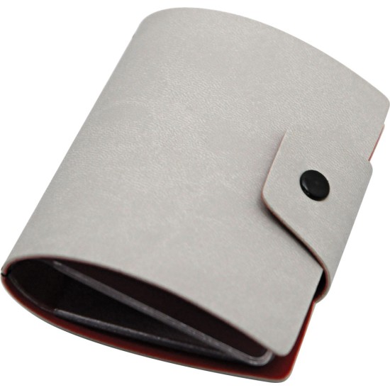 Portatessere chiusura con bottone