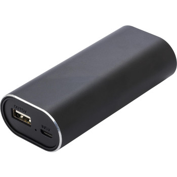 Power bank con auricolari wireless, in alluminio Letitia