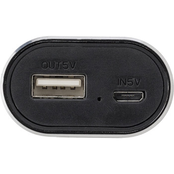 Power bank con auricolari wireless, in alluminio Letitia