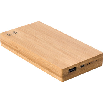 Power Bank in bamboo