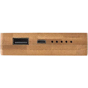 Power Bank in bamboo