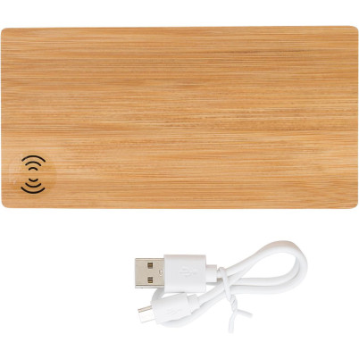 Power Bank in bamboo