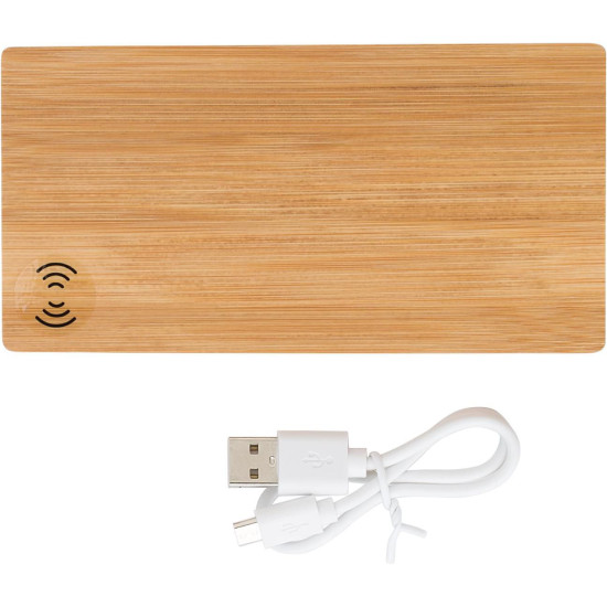 Power Bank in bamboo