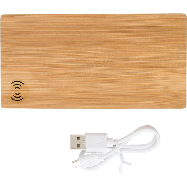 Power Bank in bamboo