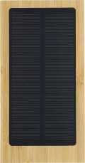 Power bank solare in bambù Elz