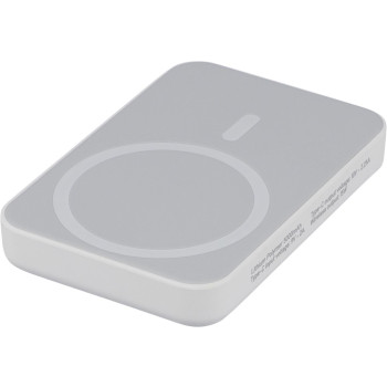gadget ecologici con logo - Powerbank con caricatore wireless in ABS riciclato Miren