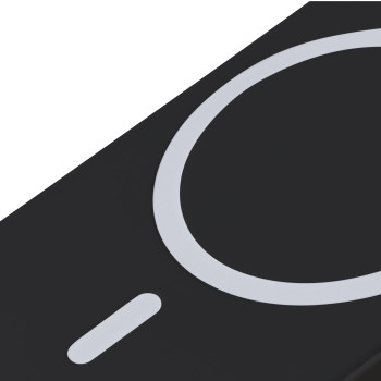 gadget ecologici con logo - Powerbank con caricatore wireless in ABS riciclato Miren