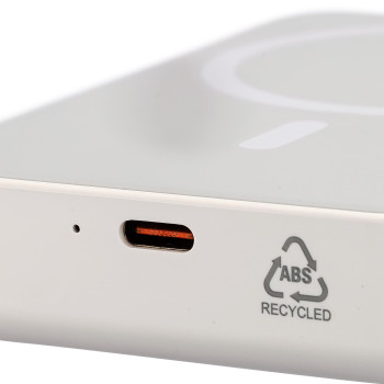 Powerbank con caricatore wireless riciclato Meno