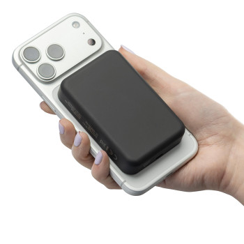 Powerbank con caricatore wireless riciclato Meno
