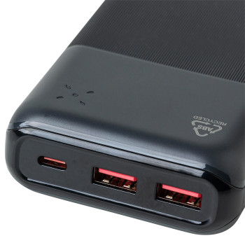 gadget ecologici con logo - Powerbank in ABS riciclato Rayen