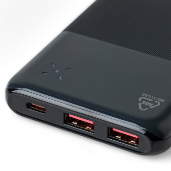 gadget ecologici con logo - Powerbank in ABS riciclato Tavi