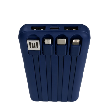 Power Bank Personalizzati con Logo - Powerbank portatile compatto con uscita USB e ricarica rapida