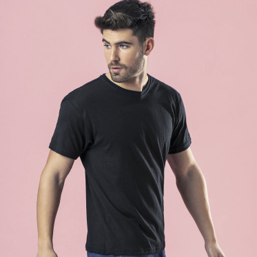 T-shirt personalizzabile 100% cotone colori brillanti taglie ampie