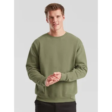 Felpa personalizzabile Fruit of the Loom collo rotondo slim fit