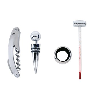 Set da vino personalizzati con logo - PREMIUM - Set vino 4 pezzi